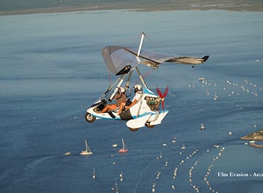 Activitée aérienne pour découvrir le Port de la Teste vu du ciel